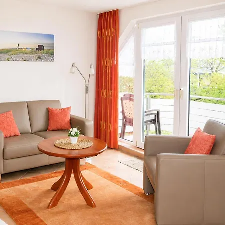 Haus Dünenglück Whg. 23, Teilseesicht Apartamento